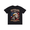 Oak District Veterans Day “Honoring All Who Served” Unisex T-Shirt – American Eagle Courage Honor & Sacrifice Graphic Tee