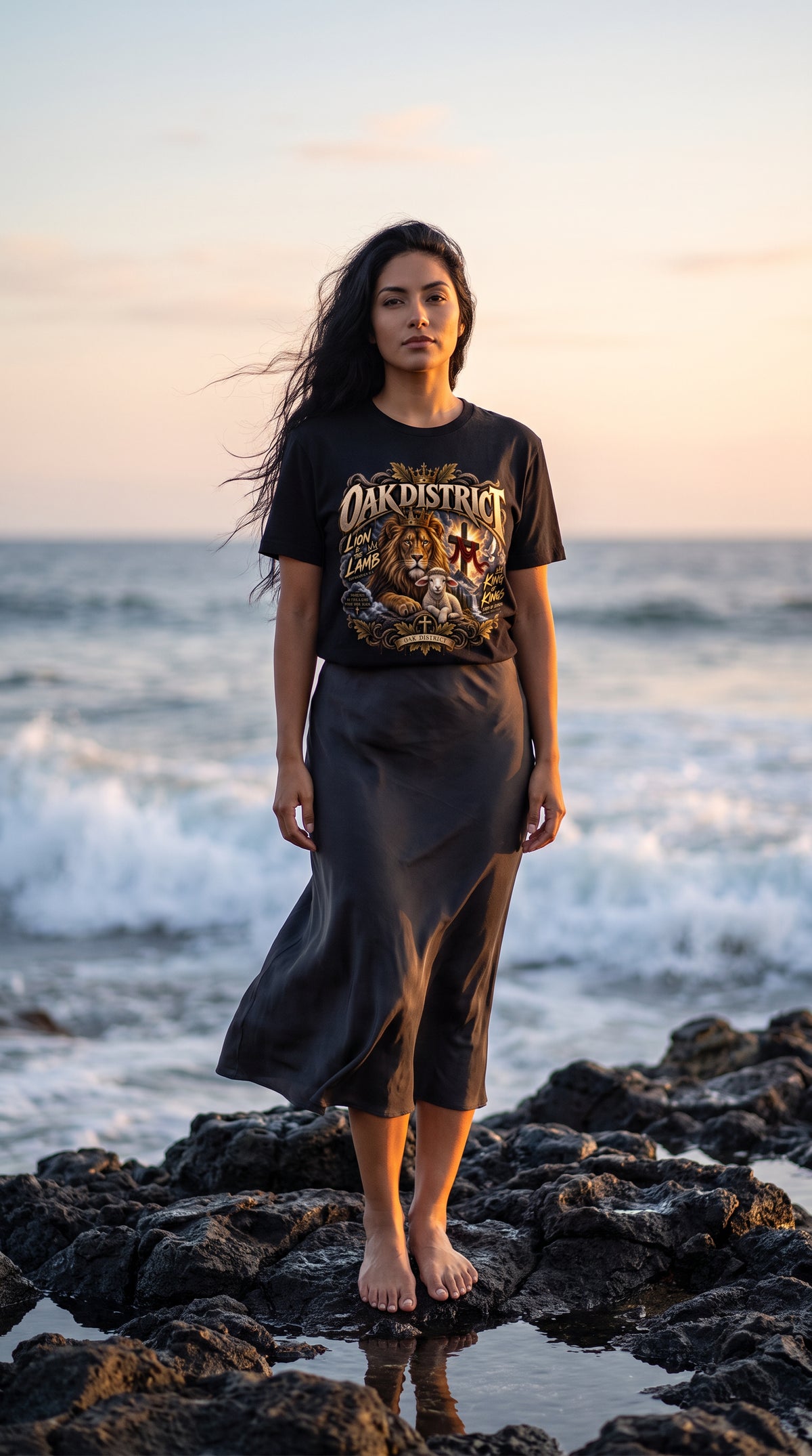 Oak District — Lion & Lamb King of Kings Unisex T-Shirt