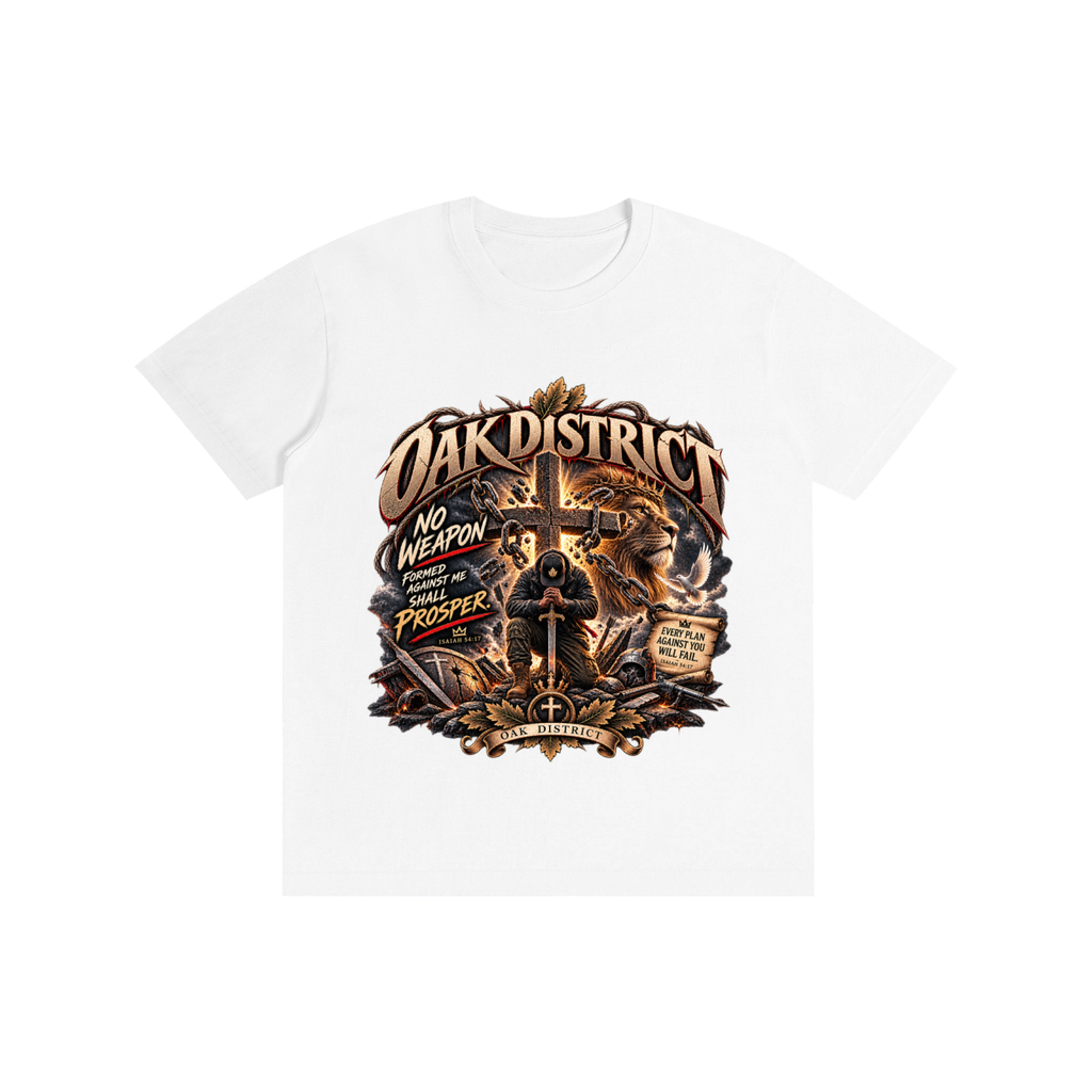 Oak District — No Weapon Shall Prosper Unisex T-Shirt