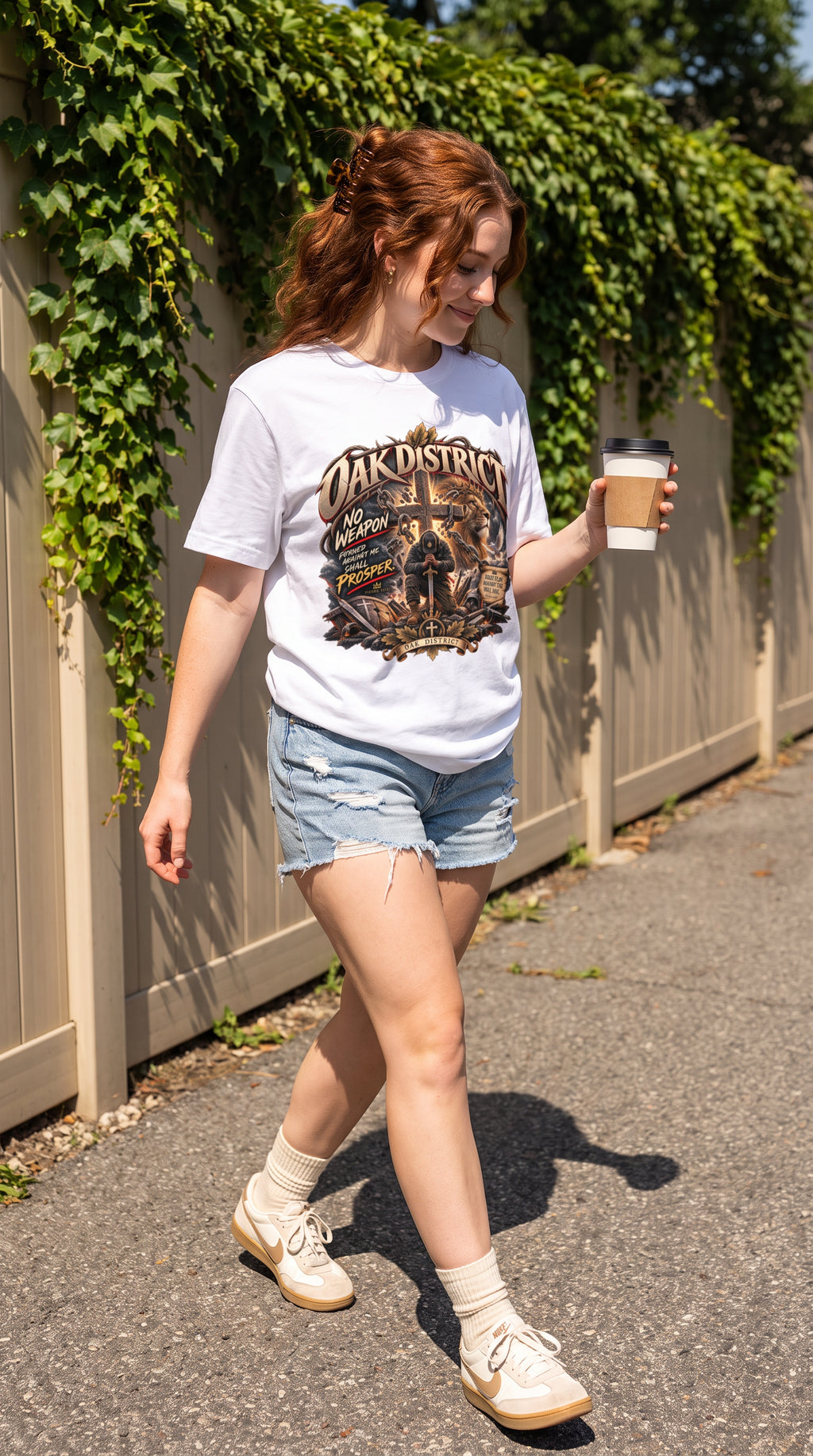 Oak District — No Weapon Shall Prosper Unisex T-Shirt