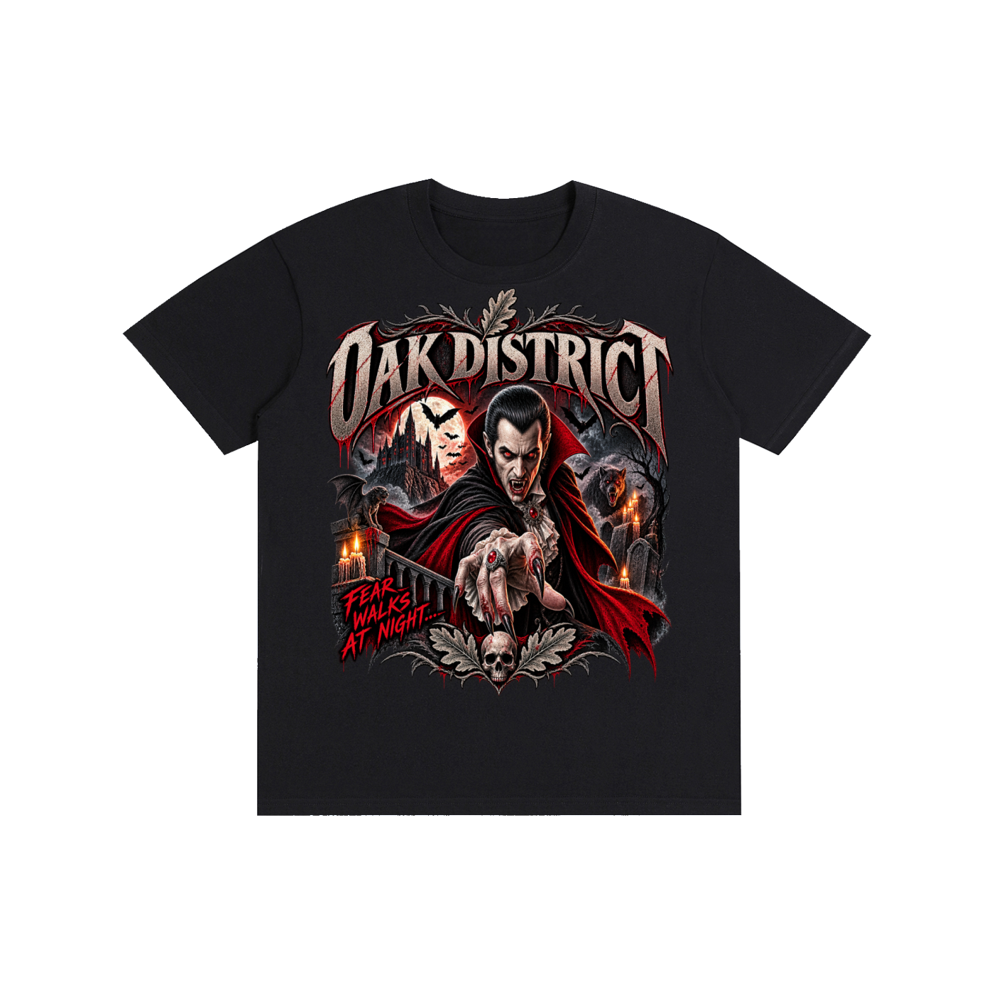 Oak District — Dracula — vintage Unisex T-Shirt