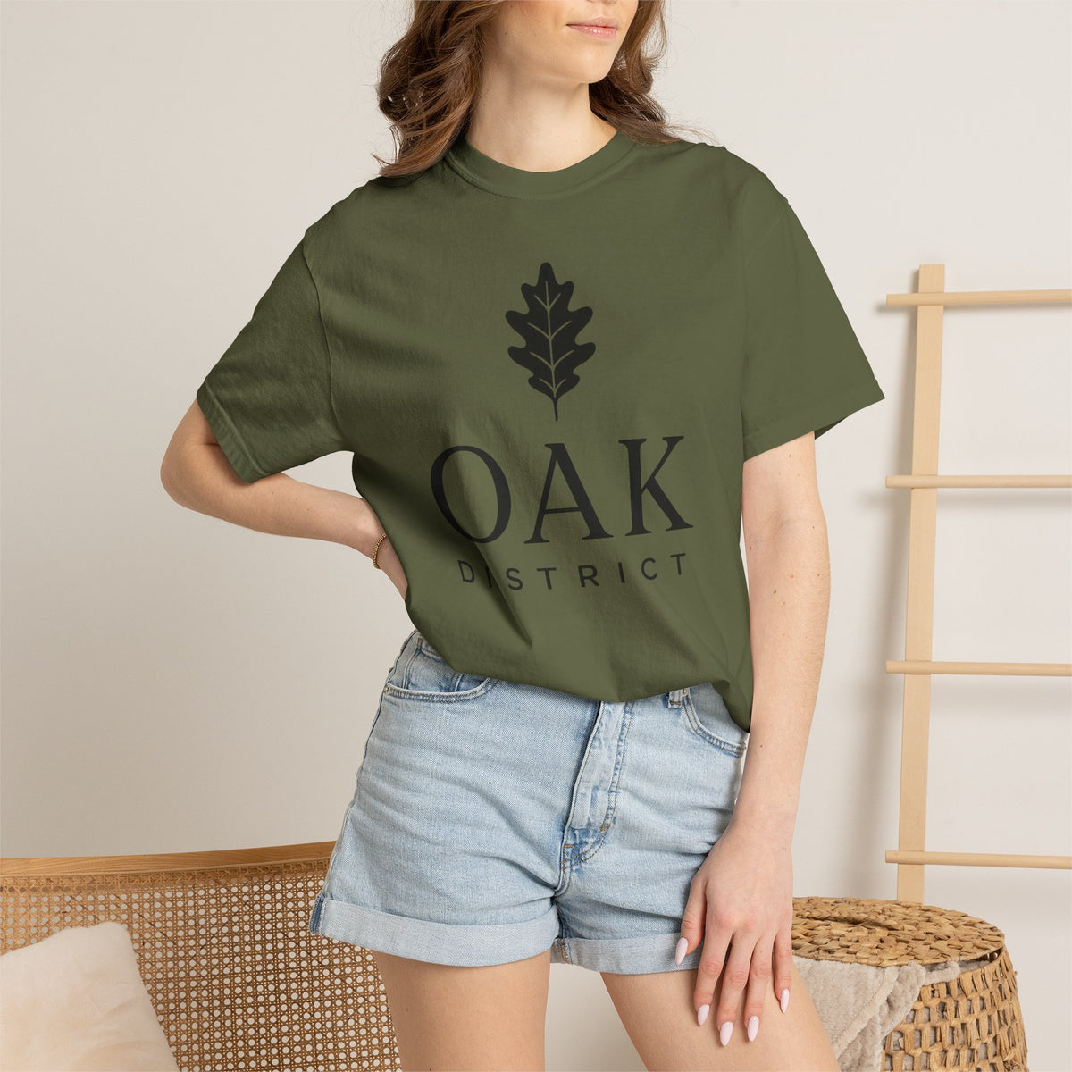 Oak District - Unisex Garment-Dyed T-shirt