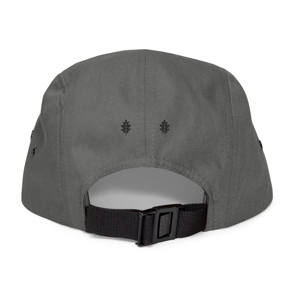 Oakleaf Embroidered 5-Panel Cap — Casual Outdoor Hat