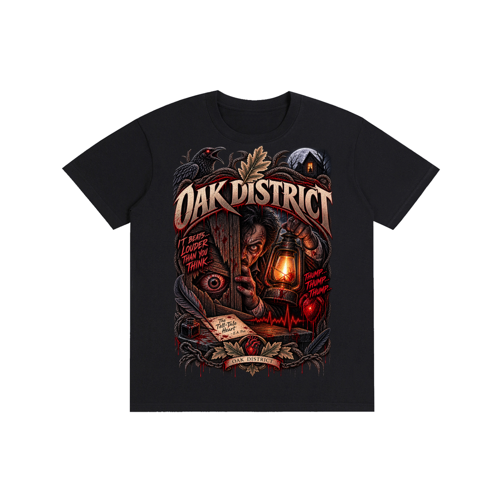 Oak District — The Tell-Tale Heart — vintage Unisex T-Shirt