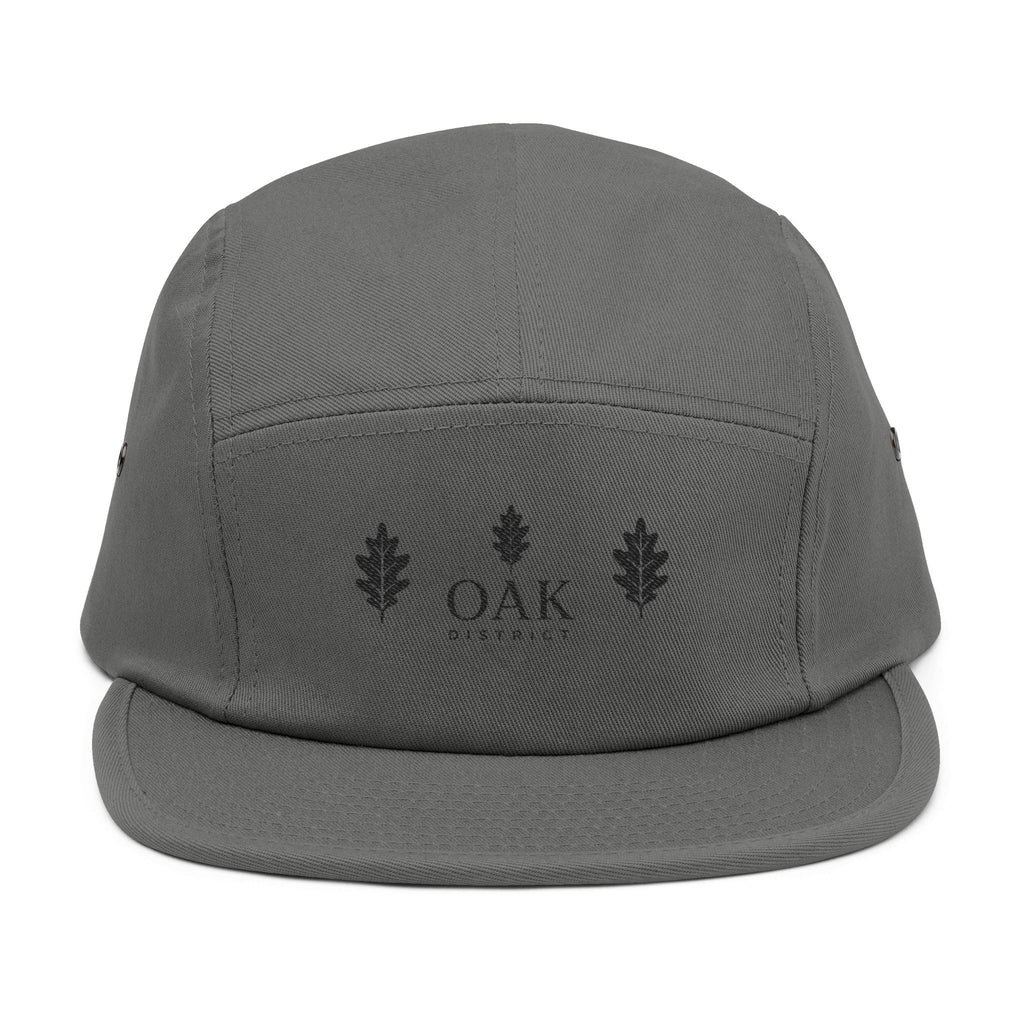 Oakleaf Embroidered 5-Panel Cap — Casual Outdoor Hat