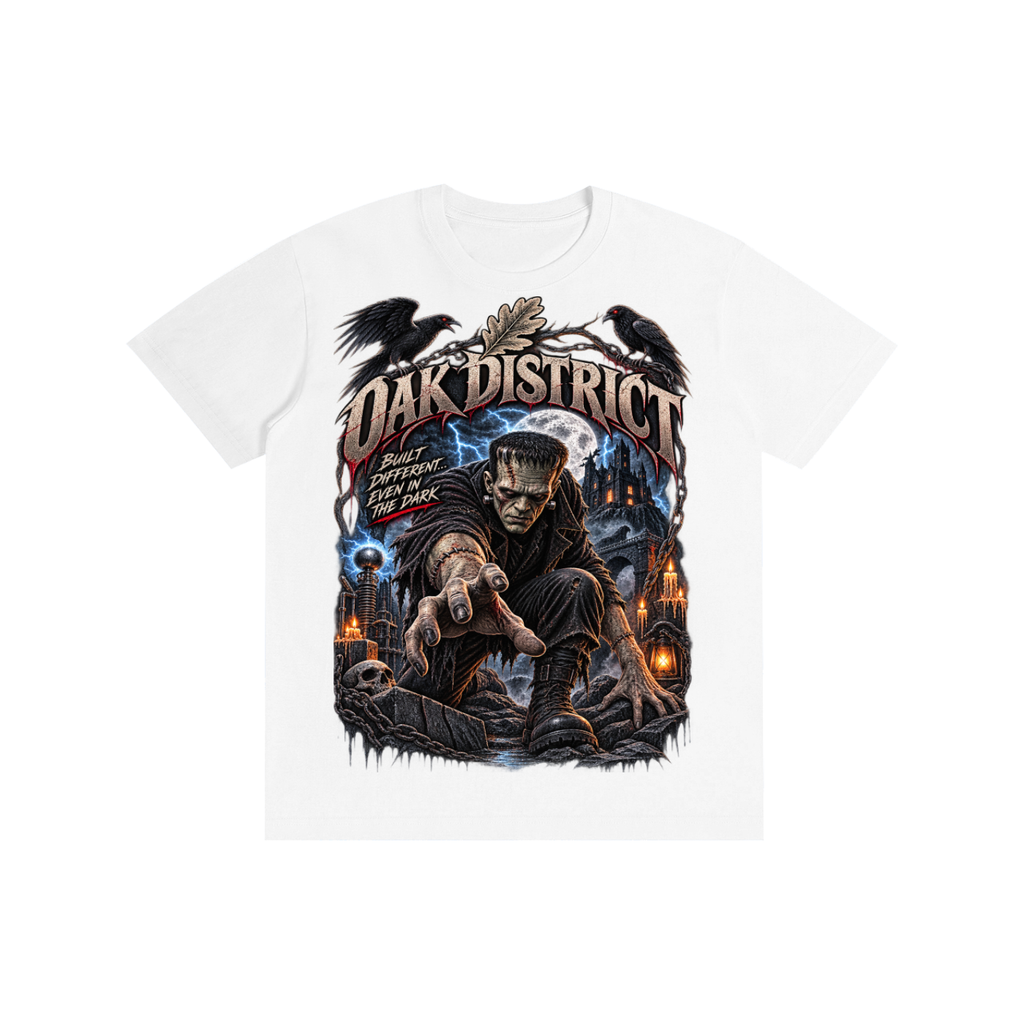 Oak District — Frankenstein — ealy domain Mary Shelley's original monster concept — vintage Unisex T-Shirt
