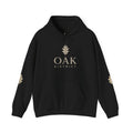 Oak District Logo Hoodie — Minimal White Pullover for Streetwear & Casual Wear