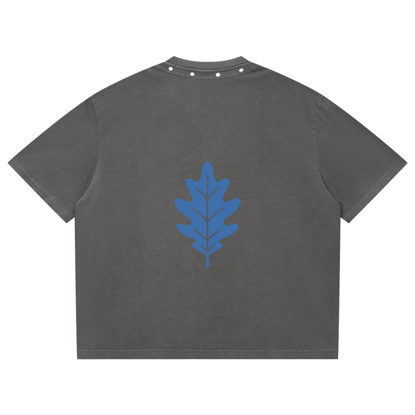 Oak District - Unisex Washed Boxy Studded T-Shirt