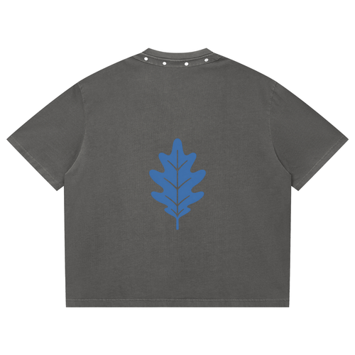Oak District - Unisex Washed Boxy Studded T-Shirt