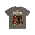 Unisex Halloween T-Shirt - Black Cat Witchcraft Graphic Tee