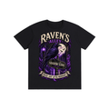 Raven's Allev Unisex Halloween T-Shirt - Gothic Raven Midnight Graphic Tee