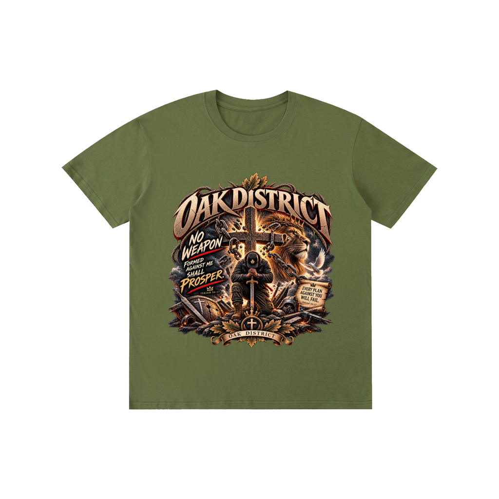 Oak District — No Weapon Shall Prosper Unisex T-Shirt